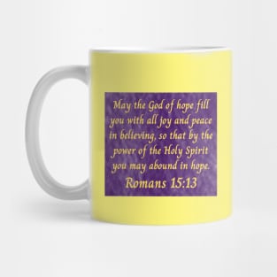 Bible Verse Romans 15:13 Mug